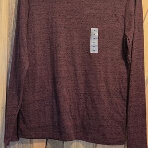 Old Navy Maroon Long Sleeve Tee